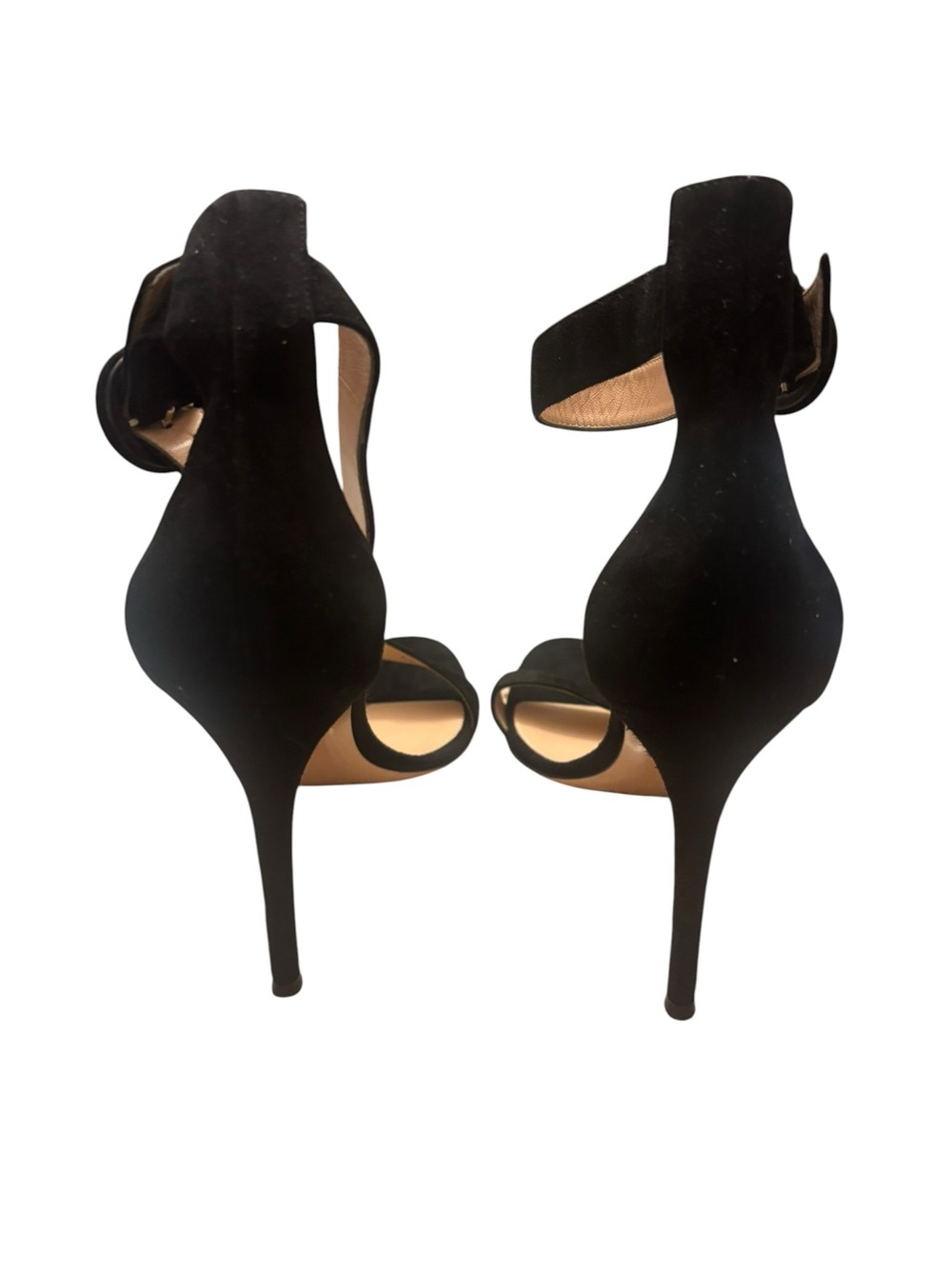 Gianvito Rossi Portofino Black Suede Sandals - Picture 9 of 11